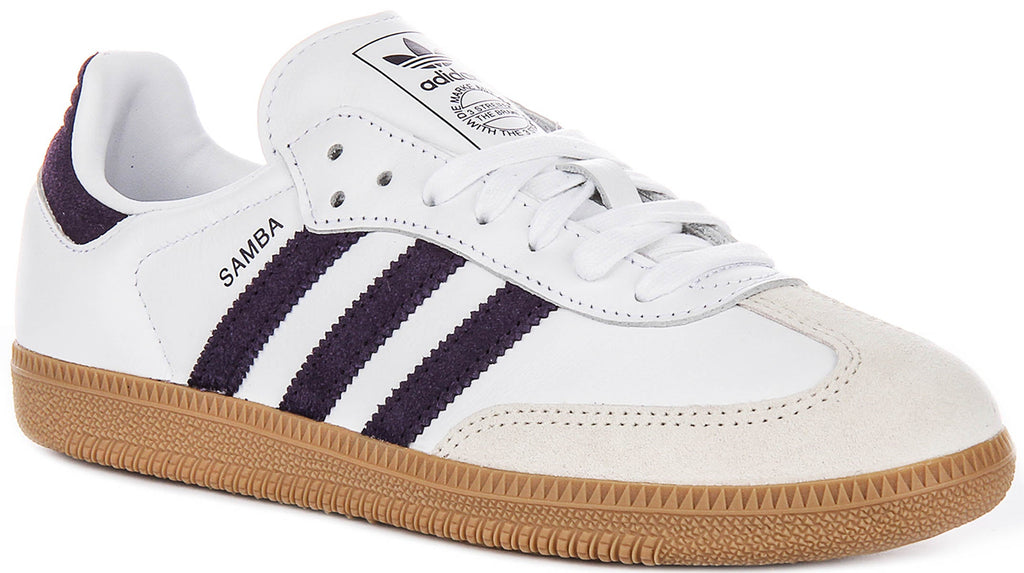 Adidas Samba OG W In White Purple