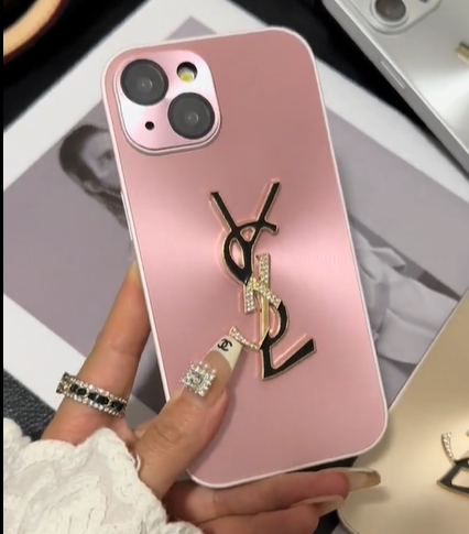 Elegant Letter Shine x Mono iPhone Case – Slim Luxury Protective Cover