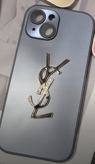 Elegant Letter Shine x Mono iPhone Case – Slim Luxury Protective Cover