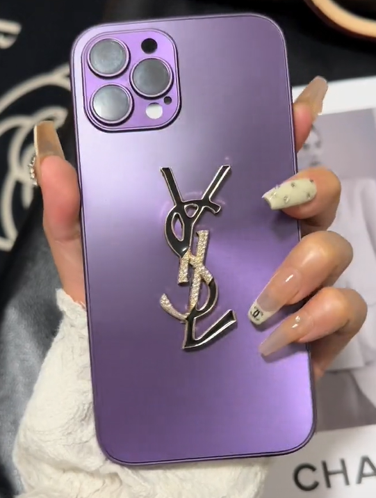 Elegant Letter Shine x Mono iPhone Case – Slim Luxury Protective Cover