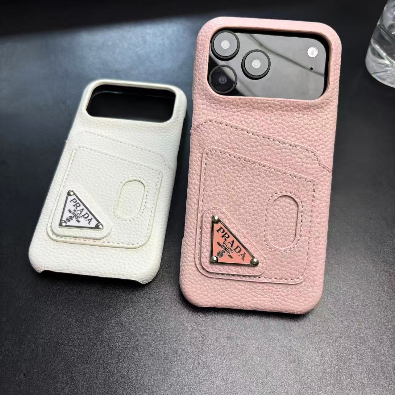 Stylish Case With Card Holder For iPhone 17 / 16 / 15 / 14
