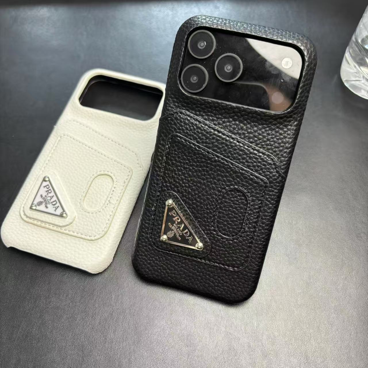 Stylish Case With Card Holder For iPhone 17 / 16 / 15 / 14