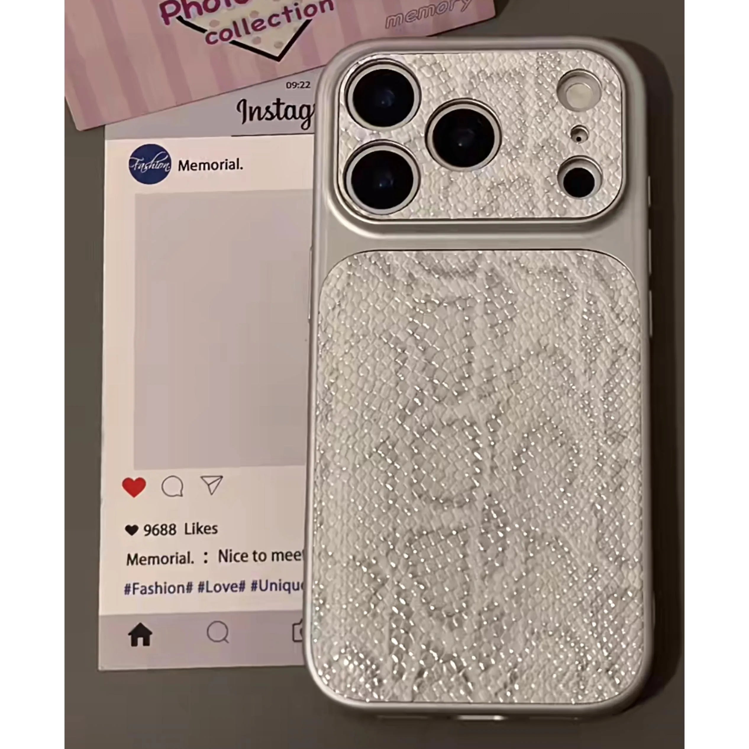 Luxury Snake Skin Texture iPhone Case – Elegant Everyday Protection