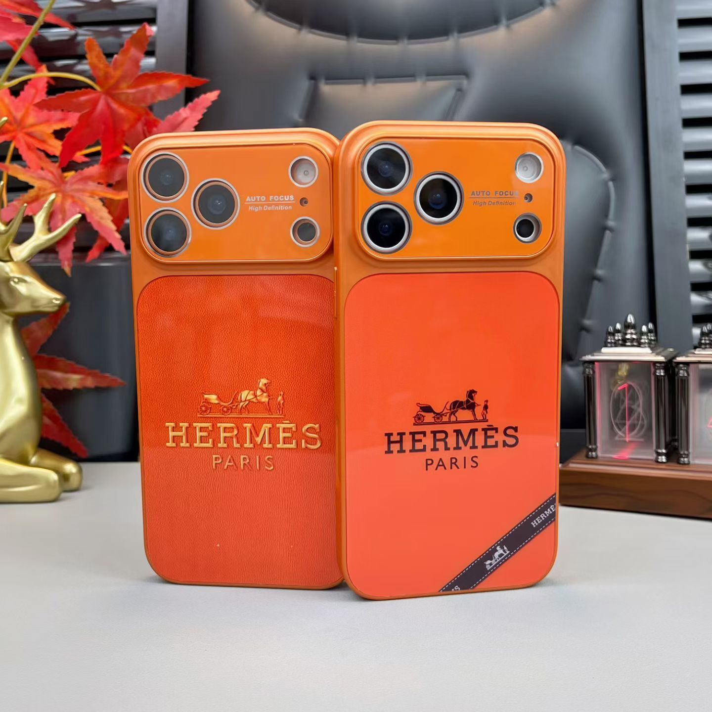 Premium Glass Case For iPhone 17 / 16 / 15 / 14