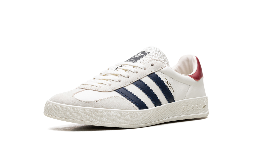 Gucci Gazelle "White/Red" 707847 UTT10 9060