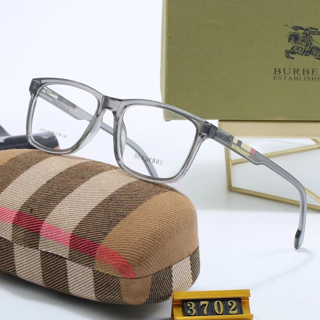 Fashion Plaid Temples Glasses Sunglasses – UV400 Protection Sunglasses
