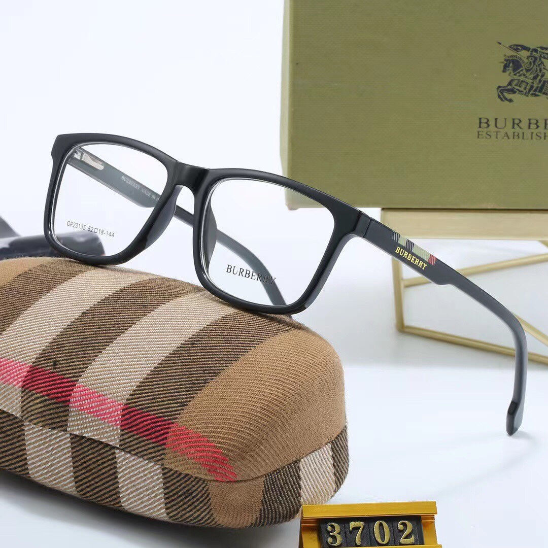 Fashion Plaid Temples Glasses Sunglasses – UV400 Protection Sunglasses