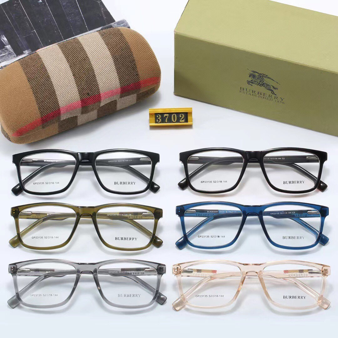 Fashion Plaid Temples Glasses Sunglasses – UV400 Protection Sunglasses