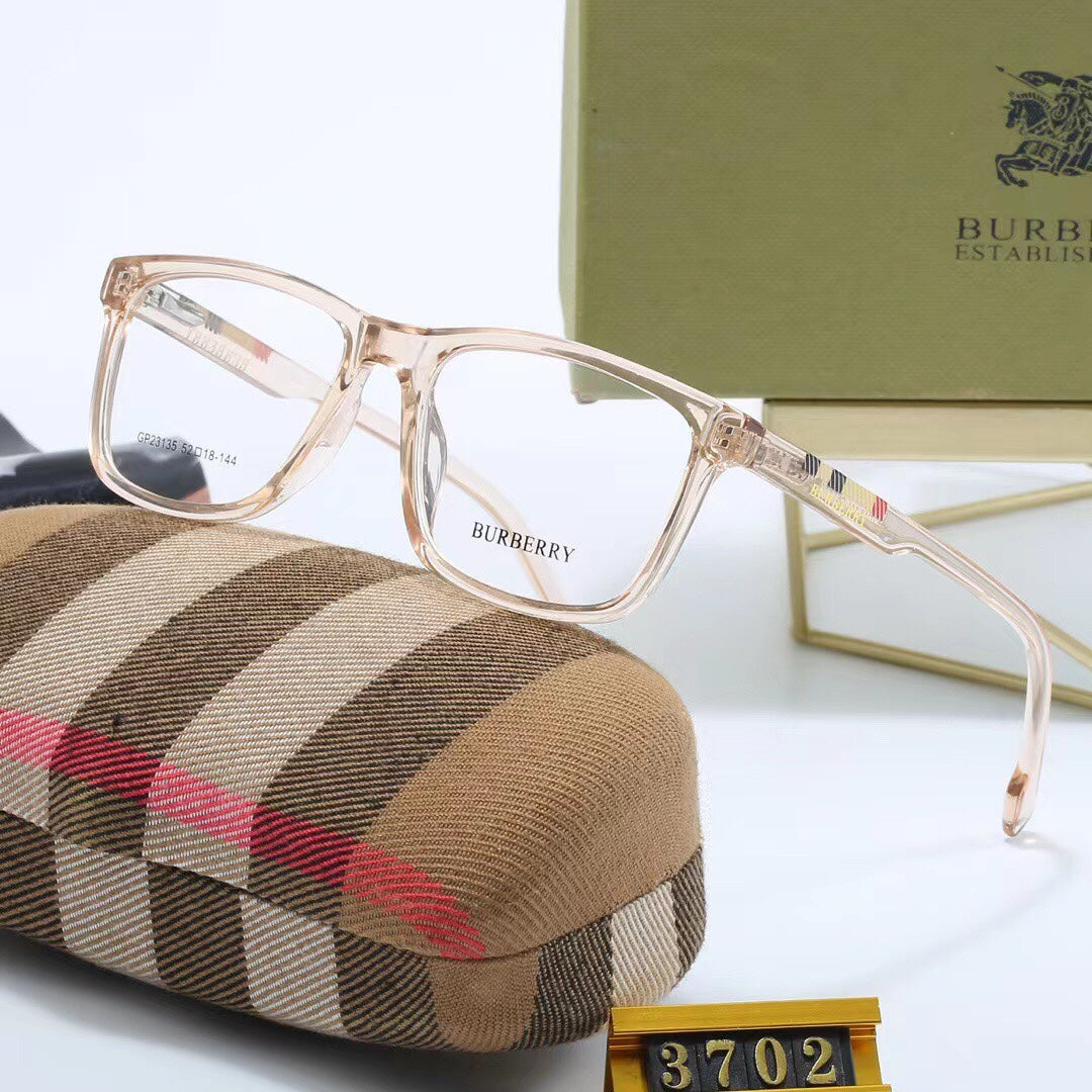Fashion Plaid Temples Glasses Sunglasses – UV400 Protection Sunglasses