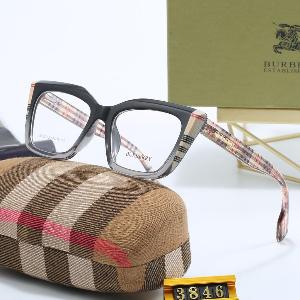 Fashionable Cat Eye Check Glasses Sunglasses – UV400 Protection Sunglasses