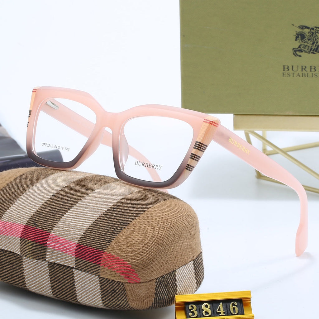 Fashionable Cat Eye Check Glasses Sunglasses – UV400 Protection Sunglasses