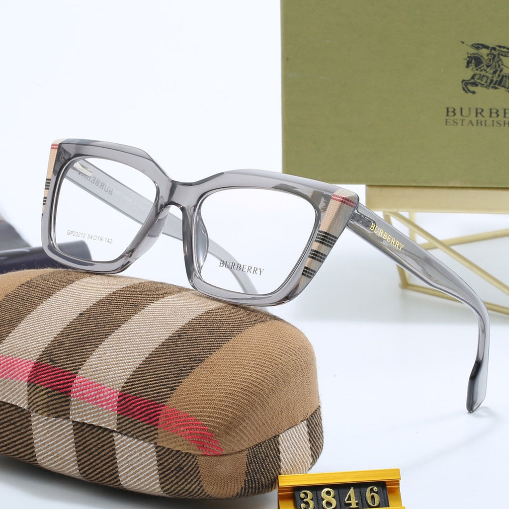 Fashionable Cat Eye Check Glasses Sunglasses – UV400 Protection Sunglasses