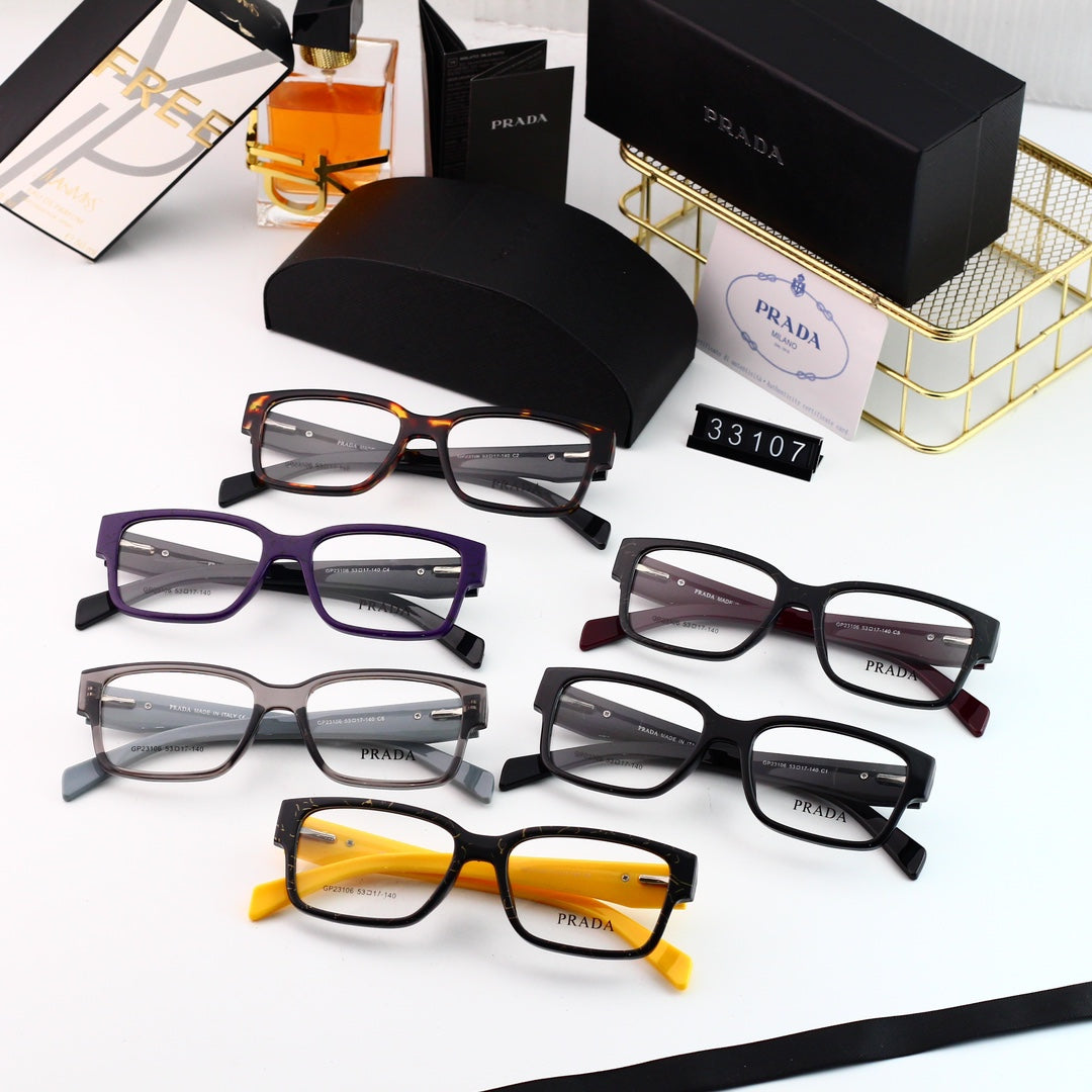 Classic Triangle Logo Square Glasses Sunglasses – Luxury Fashion Sunglasses