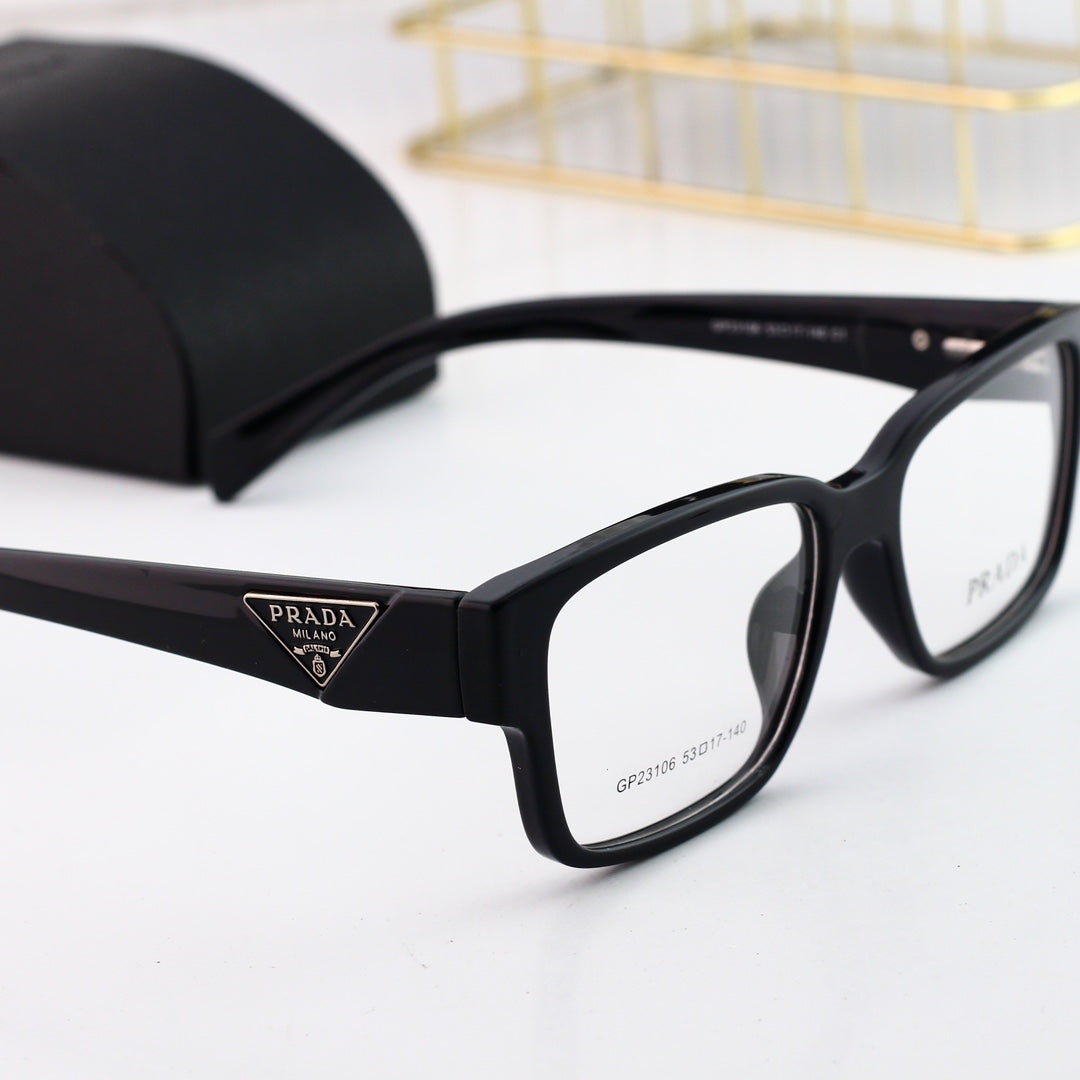 Classic Triangle Logo Square Glasses Sunglasses – Luxury Fashion Sunglasses