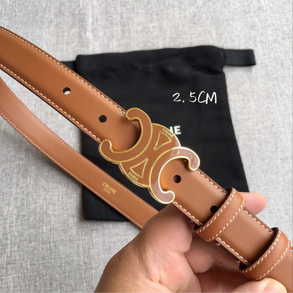 Women‘s Leather Belt Buckle – Premium Leather Belt