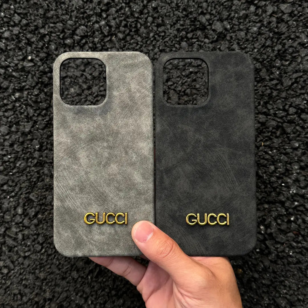 Classic Vintage Suede-Style iPhone Case – Slim Luxury Protective Cover