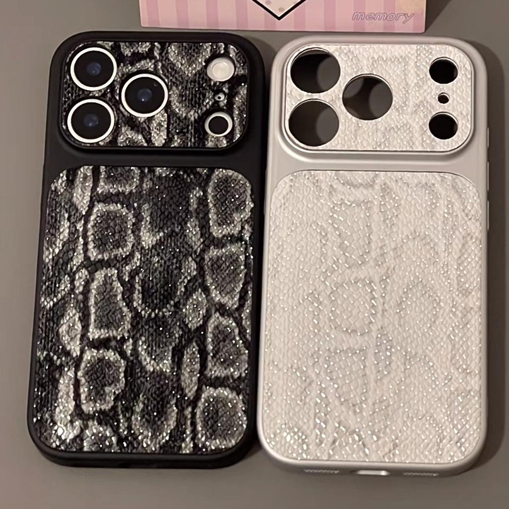 Luxury Snake Skin Texture iPhone Case – Elegant Everyday Protection