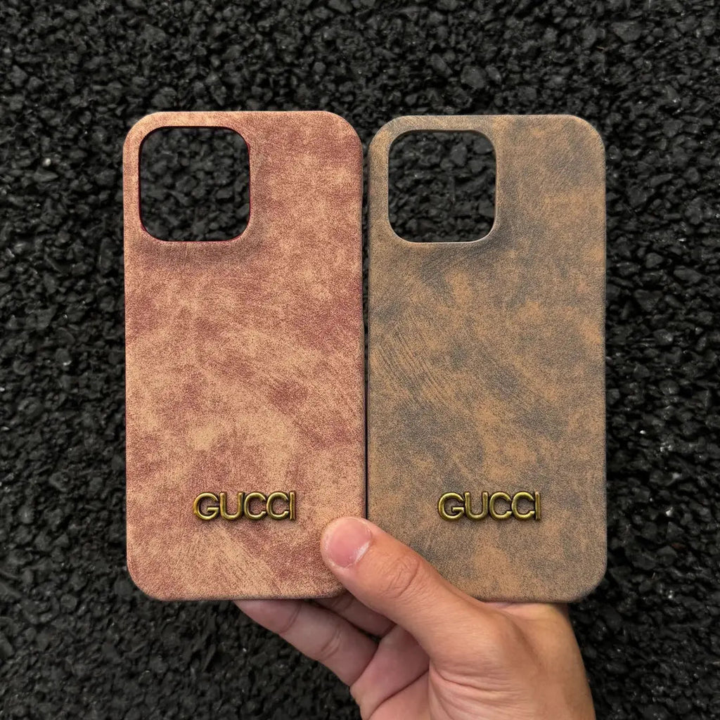 Classic Vintage Suede-Style iPhone Case – Slim Luxury Protective Cover