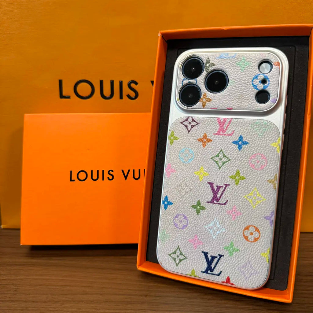 Luxury Multicolor Monogram iPhone Case – Slim Luxury Protective Cover