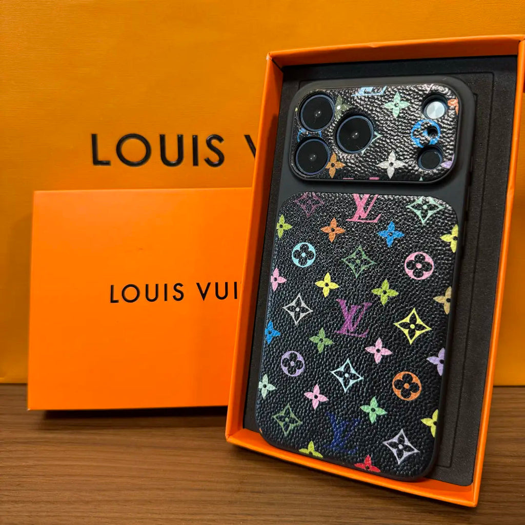 Luxury Multicolor Monogram iPhone Case – Slim Luxury Protective Cover