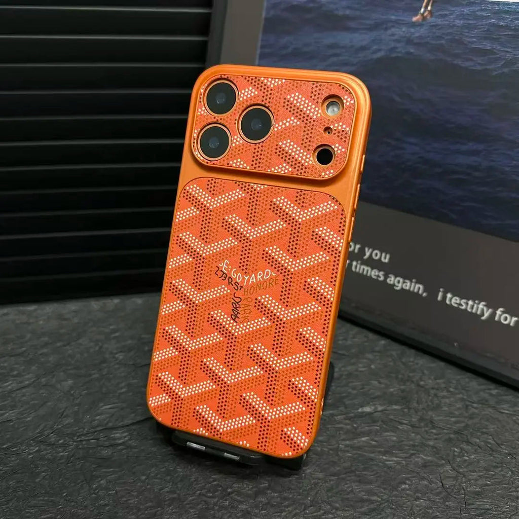 G-Y Stylish Embossed Texture Case for iPhone – Slim Luxury Protective Cover