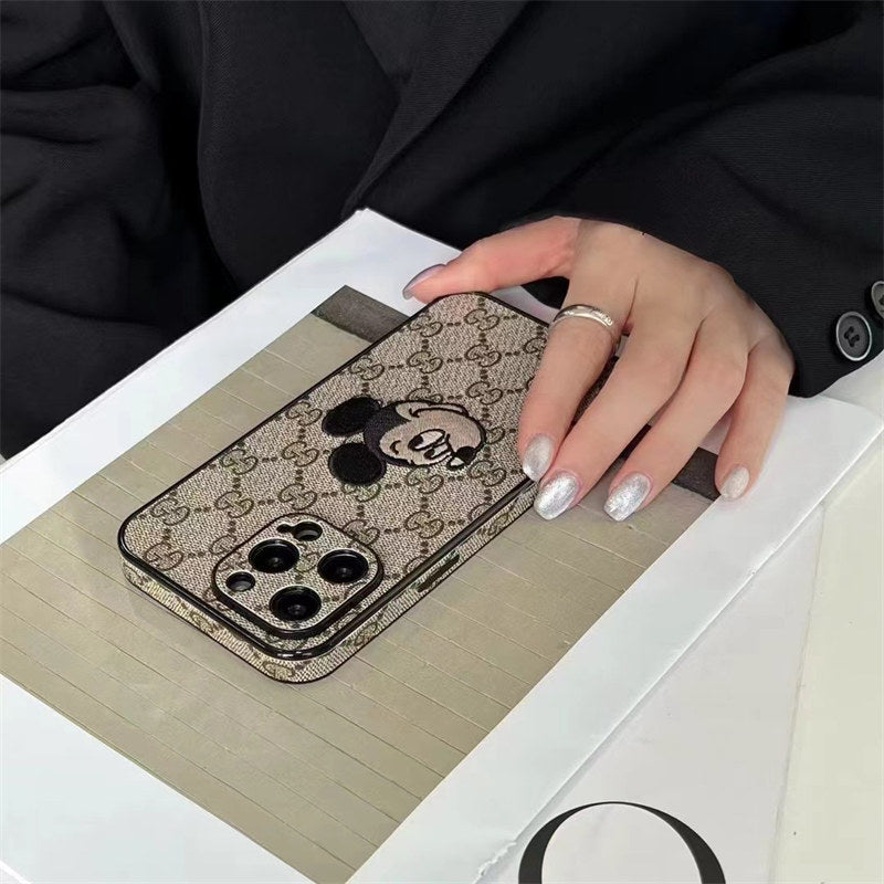 Monogram Chic Lux Phone Case For iPhone 17 / 16 / 15 / 14