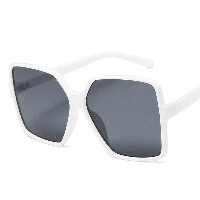 Higody Fashion Women Oversize Sunglasses Gradient Plastic Brand Designer Female Sun Glasses UV400 Lentes de Sol Mujer