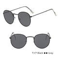 LeonLion Classic Small Frame Round Sunglasses Women/Men Brand Designer Alloy Mirror Sun Glasses Vintage Modis Oculos