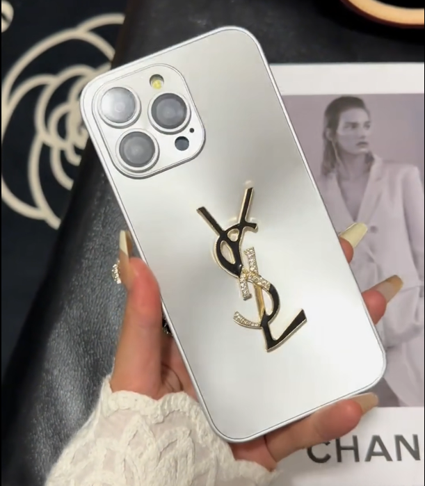 Elegant Letter Shine x Mono iPhone Case – Slim Luxury Protective Cover