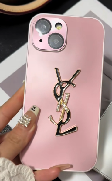 Elegant Letter Shine x Mono iPhone Case – Slim Luxury Protective Cover